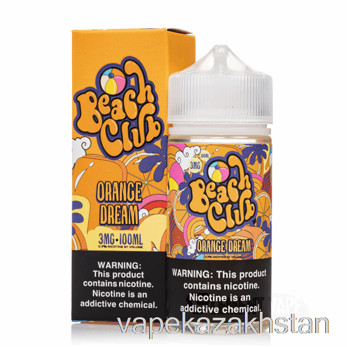 Vape Kazakhstan Orange Dream - Beach Club - 100mL 6mg